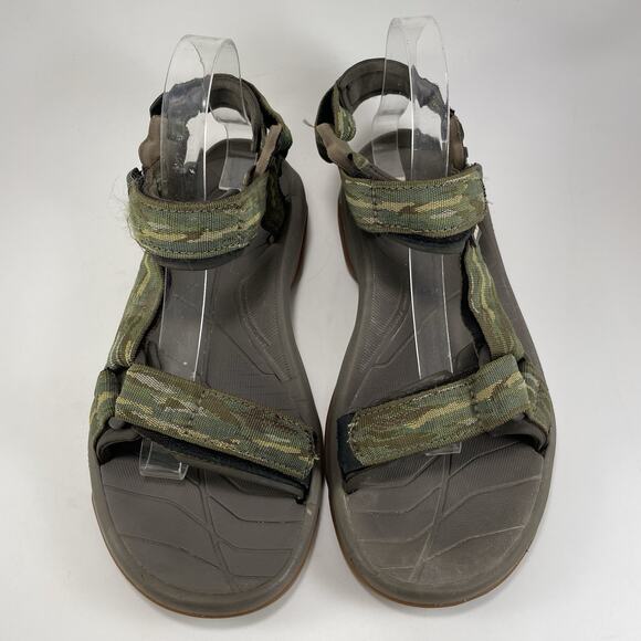 Teva Terra Fi Lite Active Sandal Mens Size 8.5 Sport Green Water Hiking Strappy - Picture 9 of 9